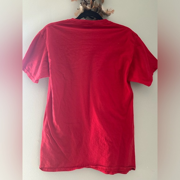 Marvel Deadpool T Shirt Mens Size M Red Taco Logo Crew Neck Loot Exclusive - Picture 6 of 8